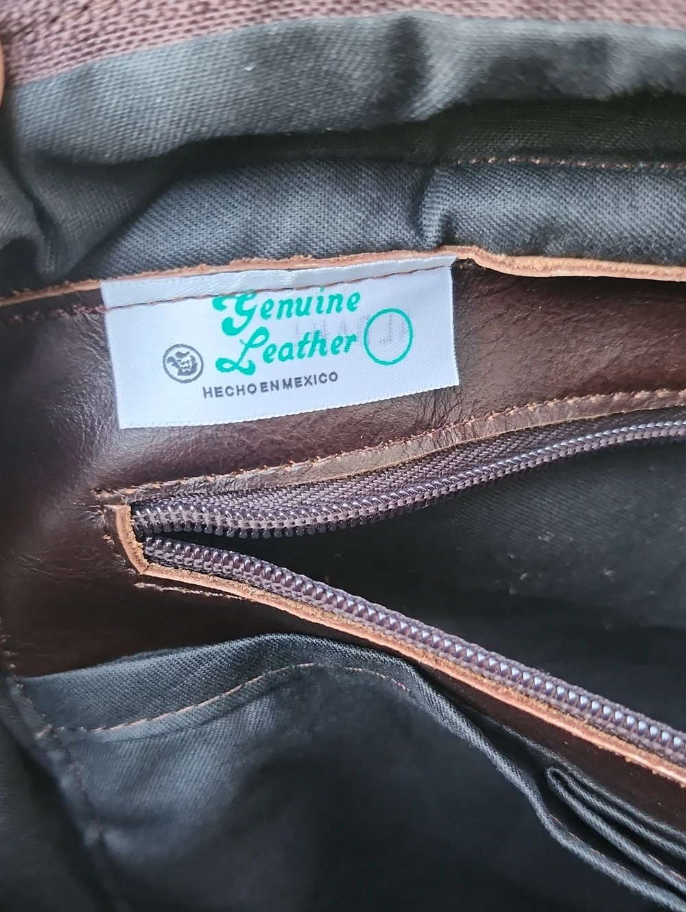 100% Leather Messenger Bag